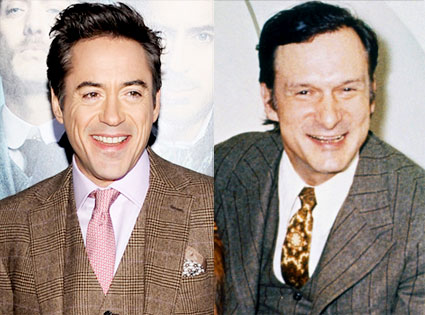 Robert Downey Jr., Hugh Hefner Robert Downey Jr., Hugh Hefner